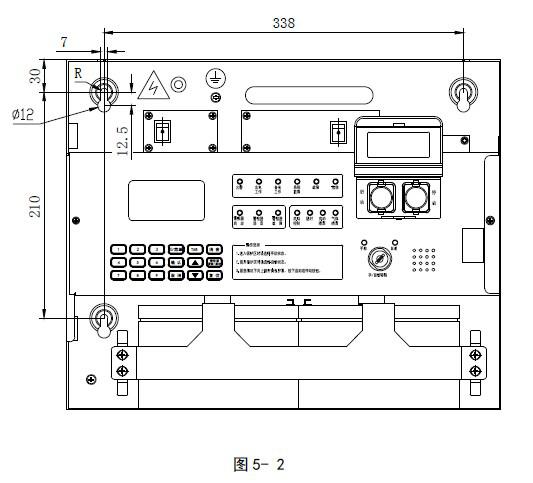 GST-QKP01氣體滅火控制器/火災(zāi)報警控制器安裝示意圖